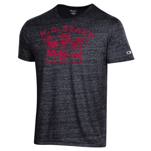 Black Short Sleeve Tri-blend Tee -